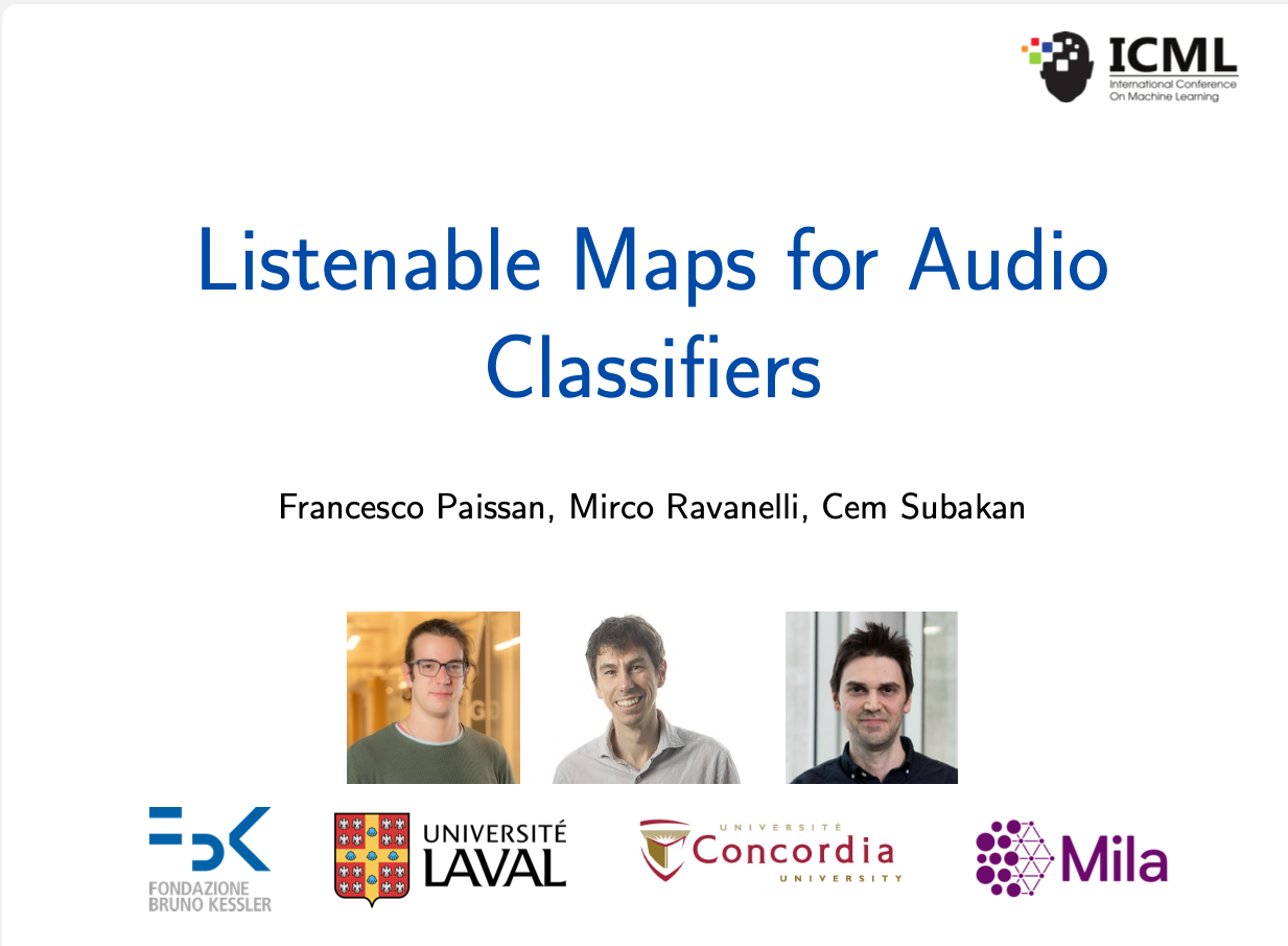 Listenable Maps for Audio Classifiers talk preview